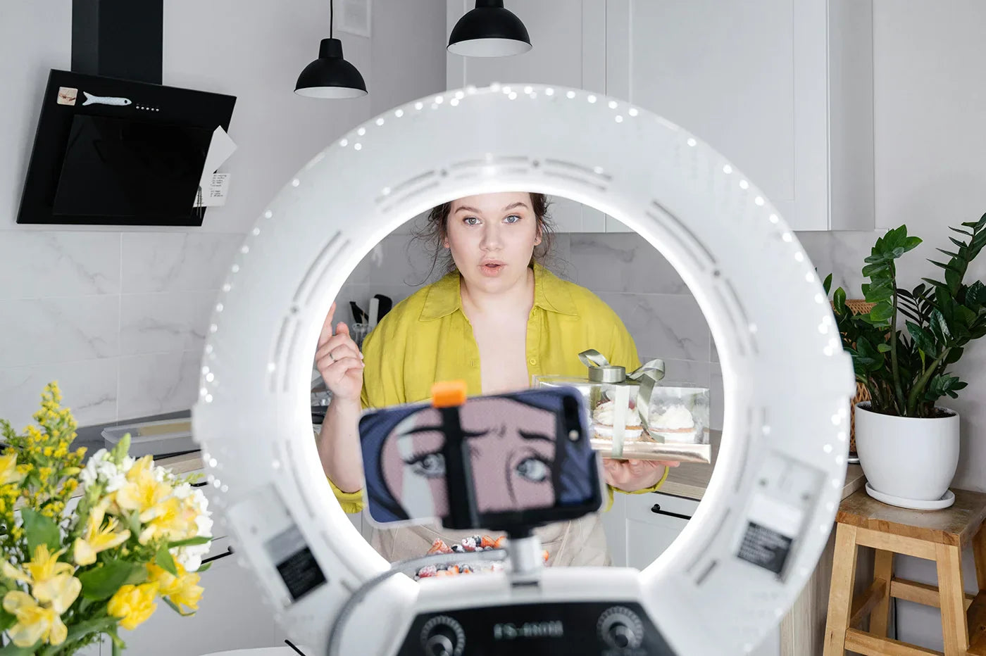 female entrepreneur using YouTube for business