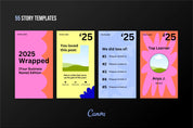 2025 Spotify Wrapped Templates (Canva)