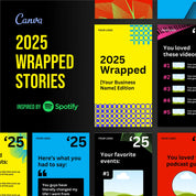 2025 Spotify Wrapped Templates (Canva)