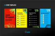 2025 Spotify Wrapped Templates (Canva)