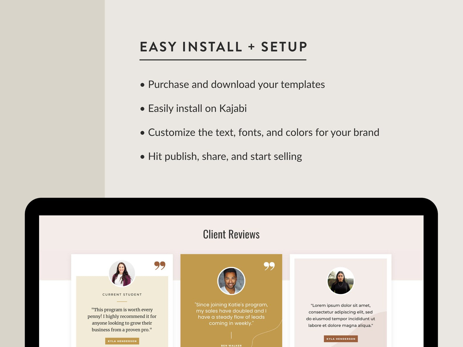 Adelaide - Kajabi Call Confirmation Page Template