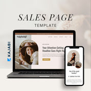 Adelaide - Kajabi Sales Page Template