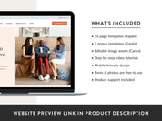 Bryn Lizzie  -  Kajabi Website Template