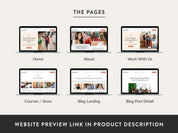 Bryn Lizzie  -  Kajabi Website Template