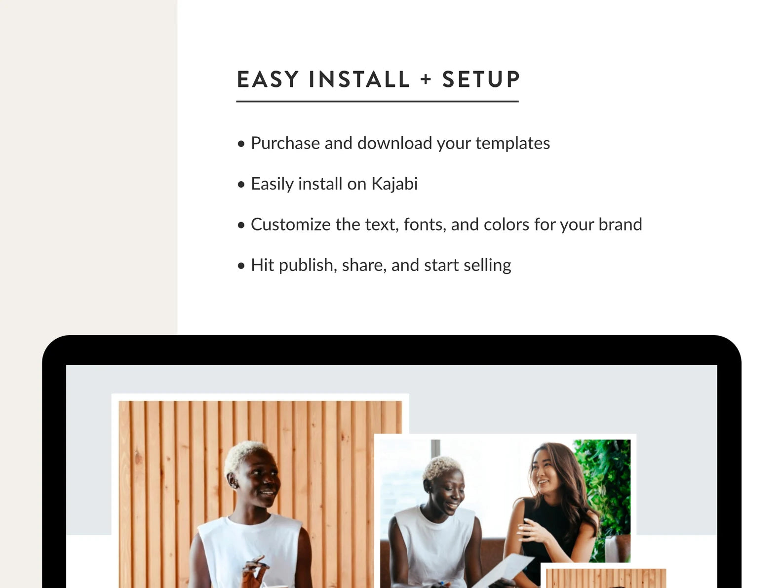 Bryn Lizzie  -  Kajabi Website Template