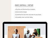 Bryn Lizzie  -  Kajabi Website Template