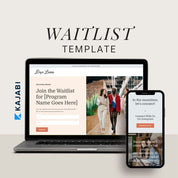 Bryn Lizzie - Kajabi Waitlist Page Template