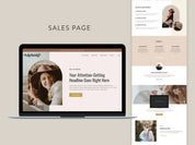 Adelaide - Kajabi Sales Page Template