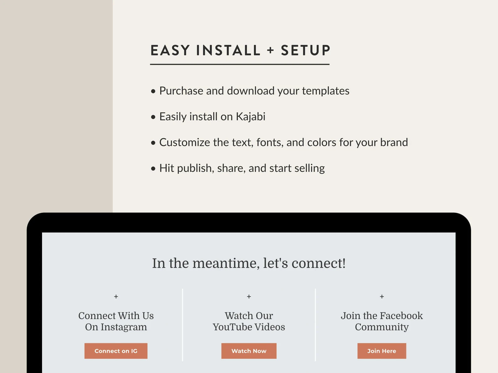 Bryn Lizzie - Kajabi Waitlist Page Template