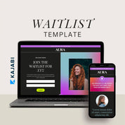 Aura - Kajabi Waitlist Page Template
