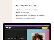 This is the Eloise Kajabi website template theme for coaches, consultants, online educators, virtual assistants, course creators, product sellers, and more. This theme is completely customizable for your brand and is mobile-responsive.