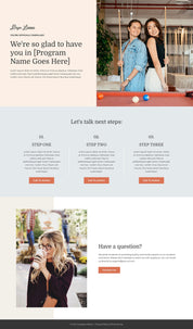 Bryn Lizzie - Kajabi Thank You Page Template