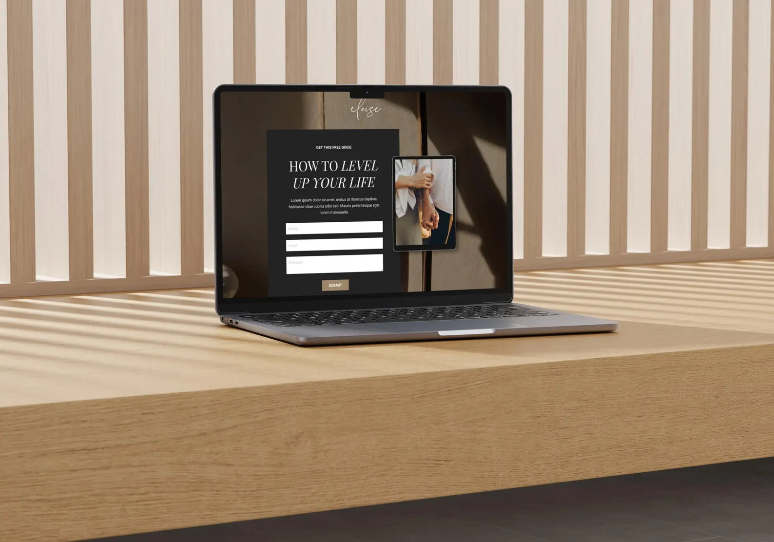 Eloise - Kajabi Opt-In Page Template